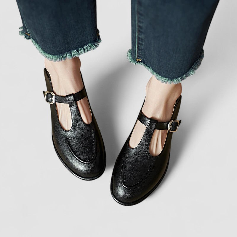 Ariyzzah | Orthopedic Low Heel Mary Jane Shoes