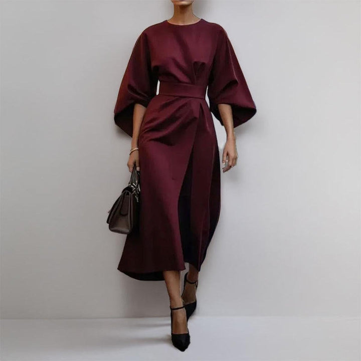 Katarzyna | Maxi Dress with Elegant Kimono Sleeves