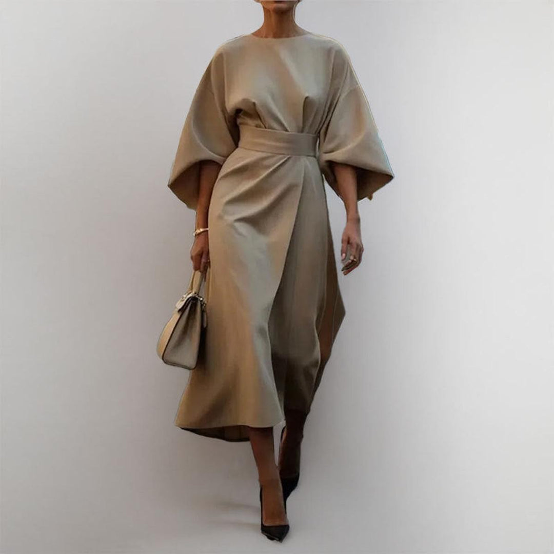 Katarzyna | Maxi Dress with Elegant Kimono Sleeves