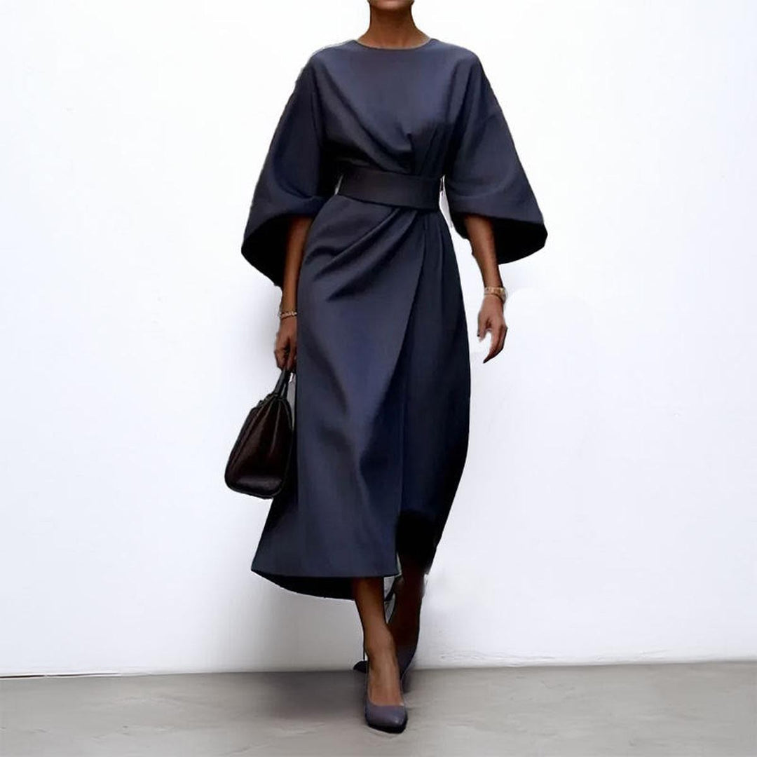 Katarzyna | Maxi Dress with Elegant Kimono Sleeves