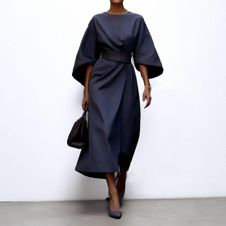 Katarzyna | Maxi Dress with Elegant Kimono Sleeves
