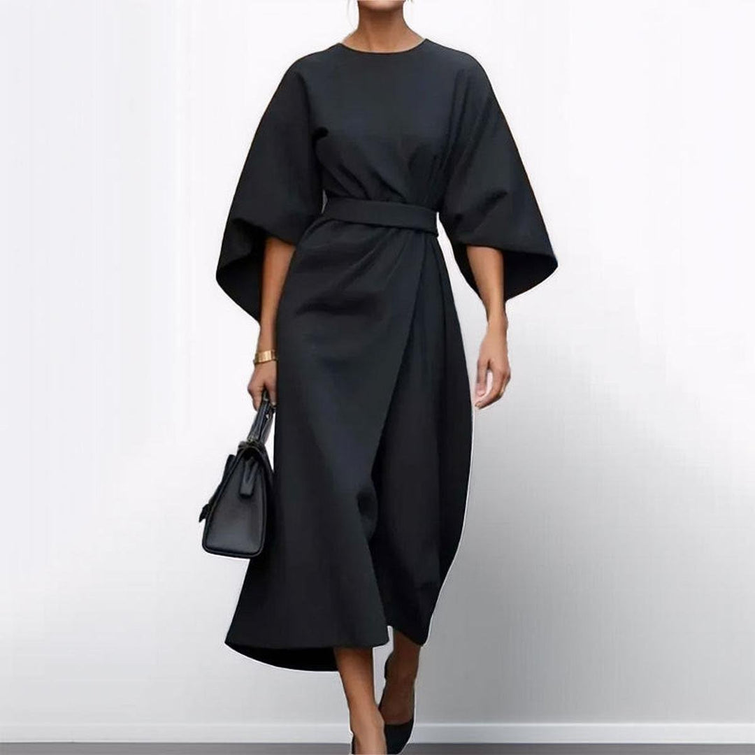 Katarzyna | Maxi Dress with Elegant Kimono Sleeves