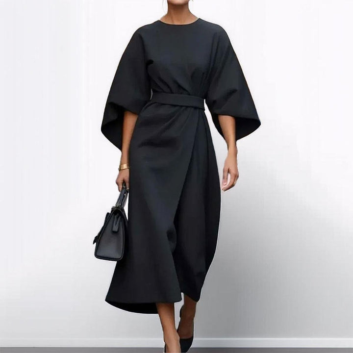 Katarzyna | Maxi Dress with Elegant Kimono Sleeves