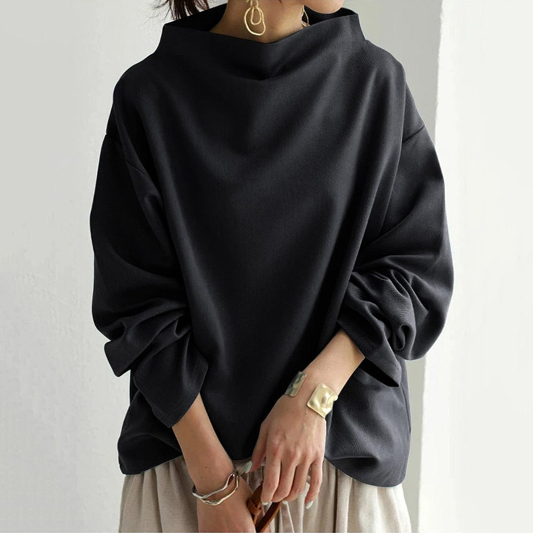 Elly™ - High-Neck Soft Knit Top