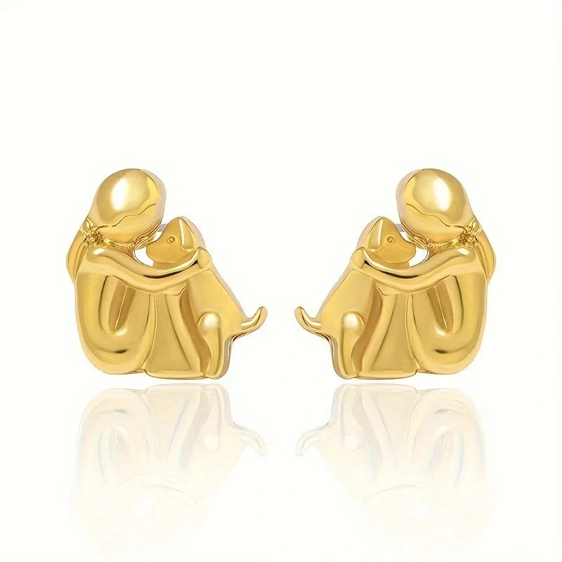 Lisa™ - Dog Earrings with Symbol