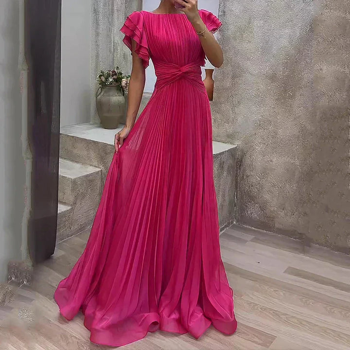 Abigail™ | Elegant Pleated Evening Dress