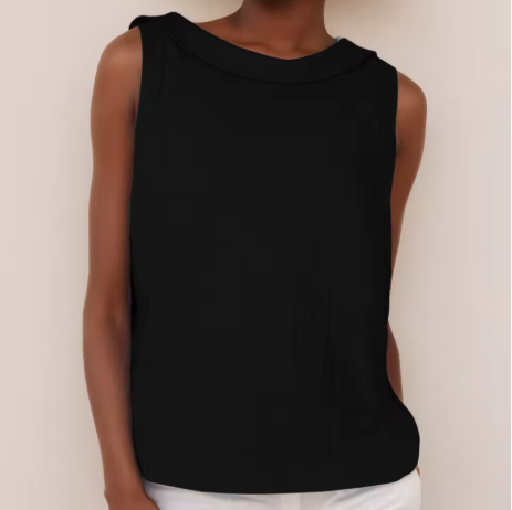 Maria™ | Stylish Sleeveless Top with Elegant Turtleneck