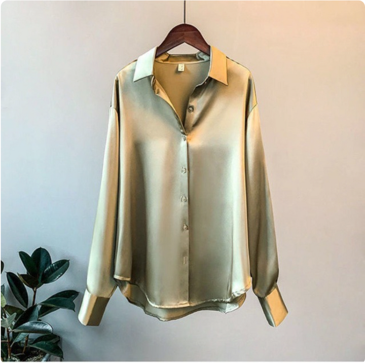 Ben - Satin Shirt For Women