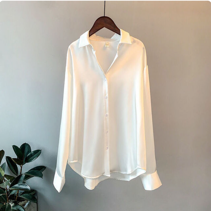 Ben - Satin Shirt For Women