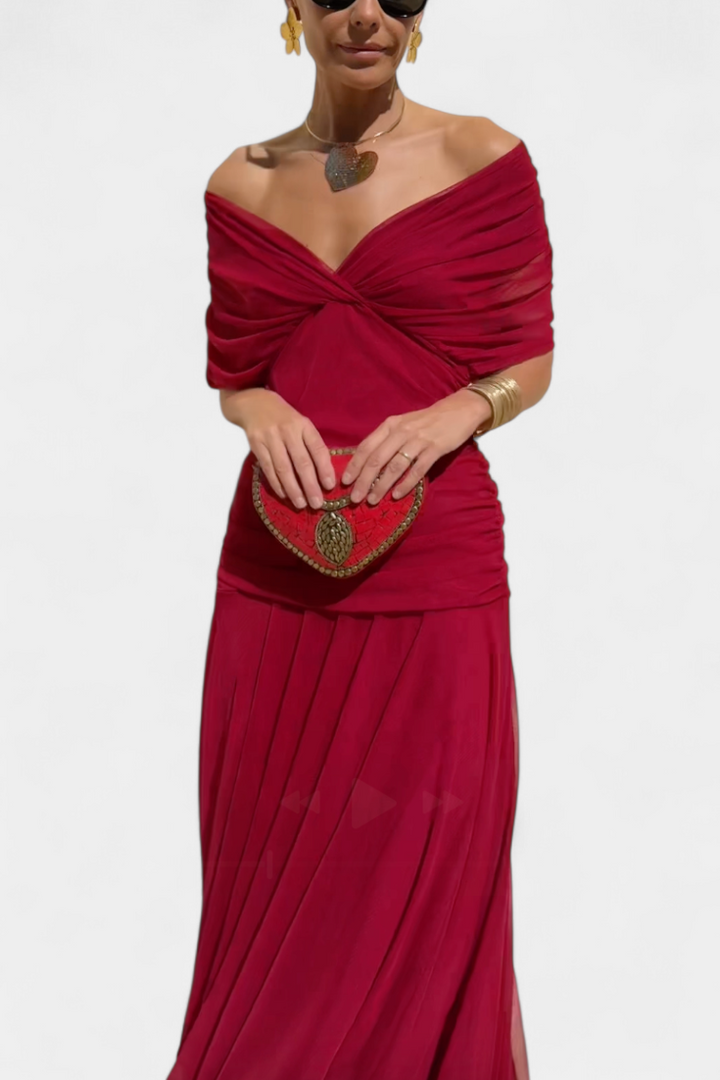 Alondra™ | V-Neck Long Floral Maxi Dress