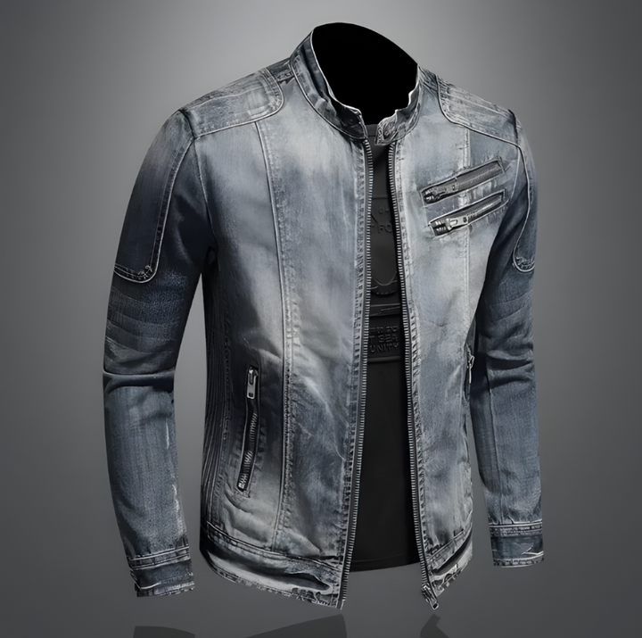 Emanuele - Men's Retro Denim Jacket