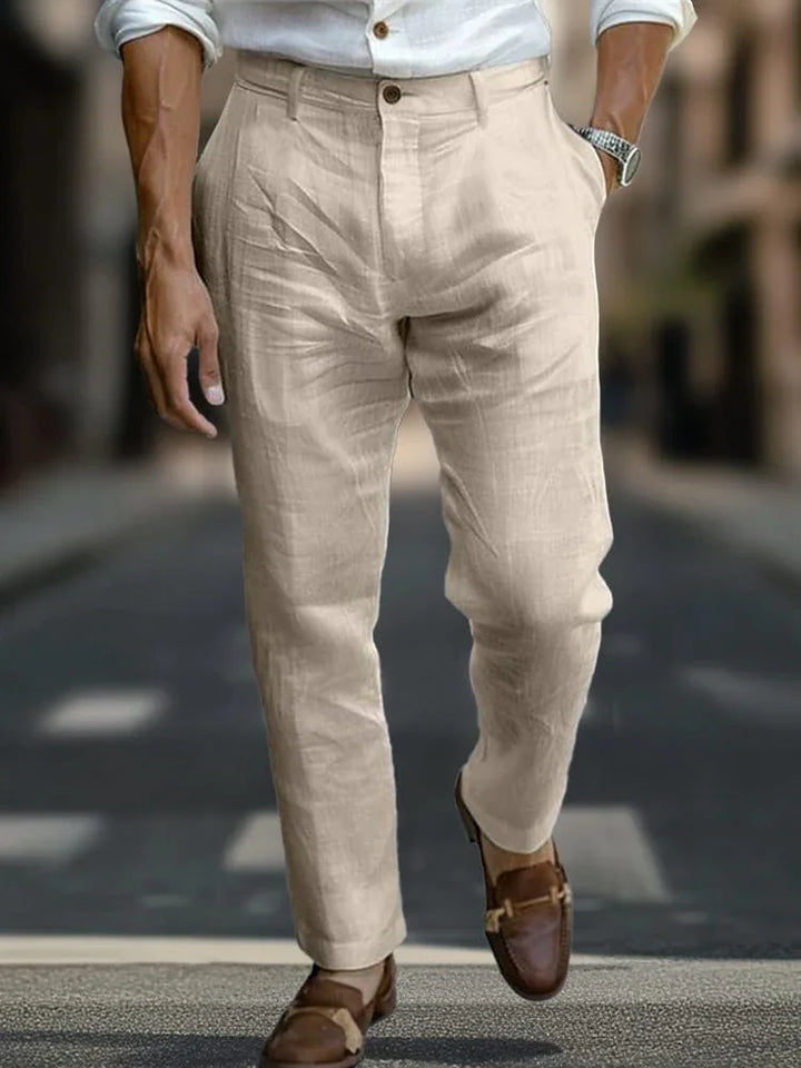 Alaric - Custom Linen Trousers