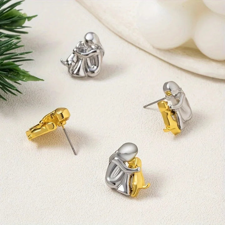 Lisa™ - Dog Earrings with Symbol