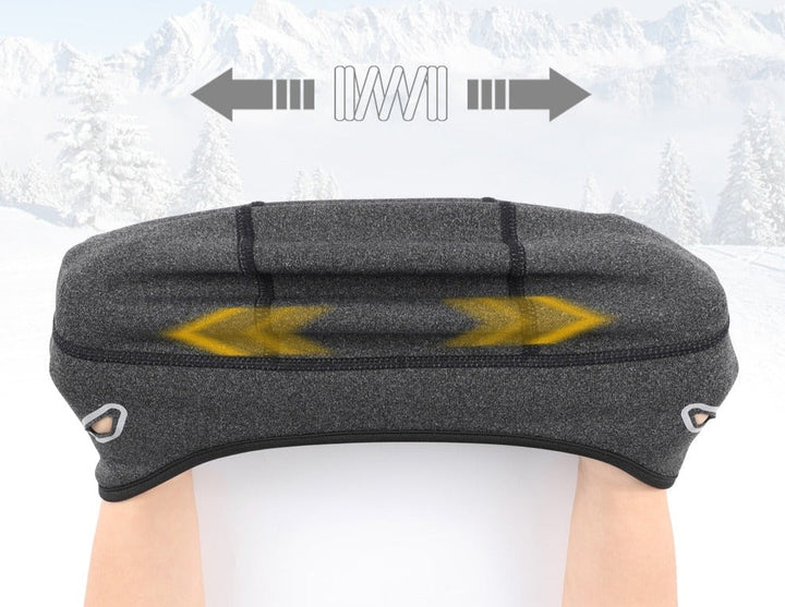 Wintermütze für unter dem Helm mit elastischem Stoff