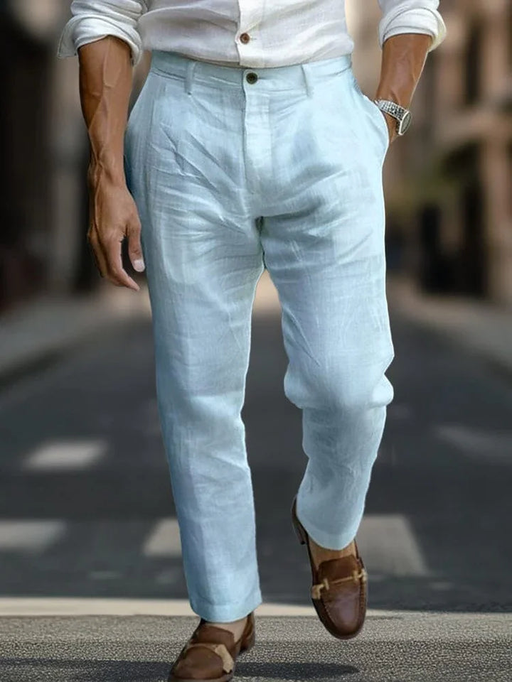 Alaric - Custom Linen Trousers