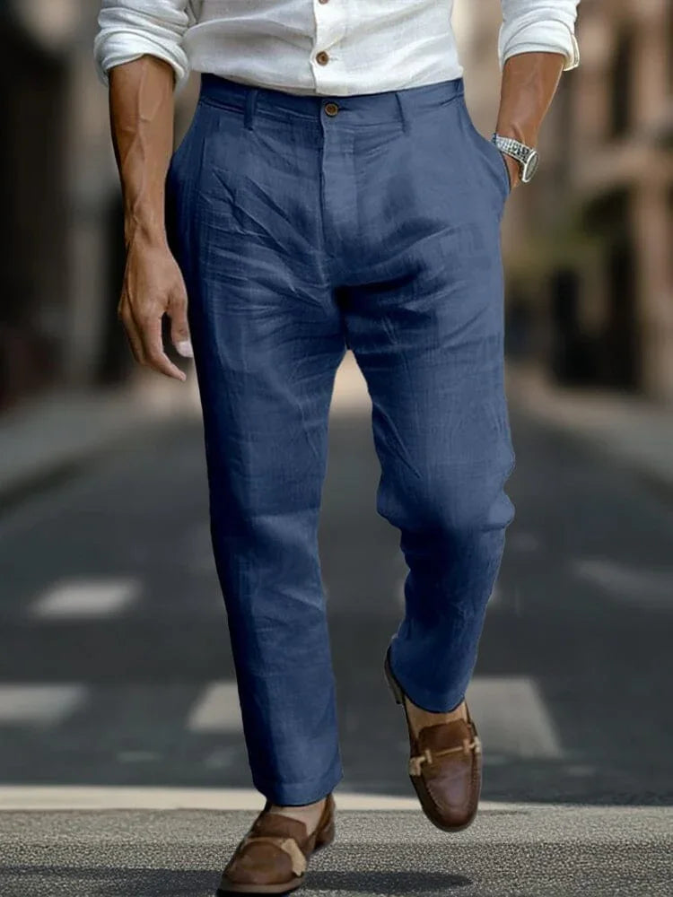 Alaric - Custom Linen Trousers
