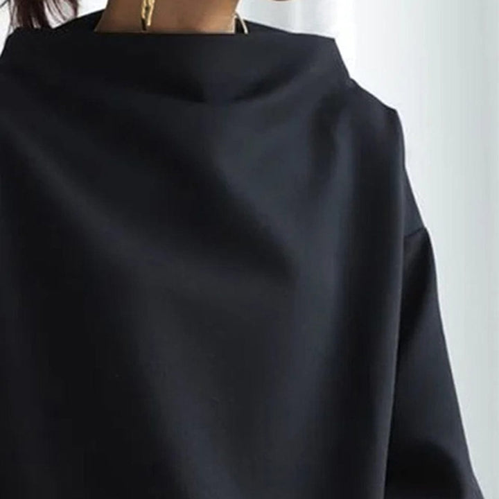 Elly™ - High-Neck Soft Knit Top