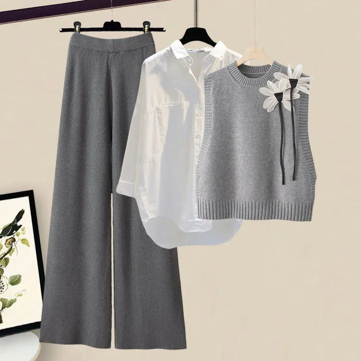 CARLOTTA - Elegant knitted 3-piece set