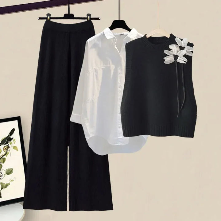 CARLOTTA - Elegant knitted 3-piece set