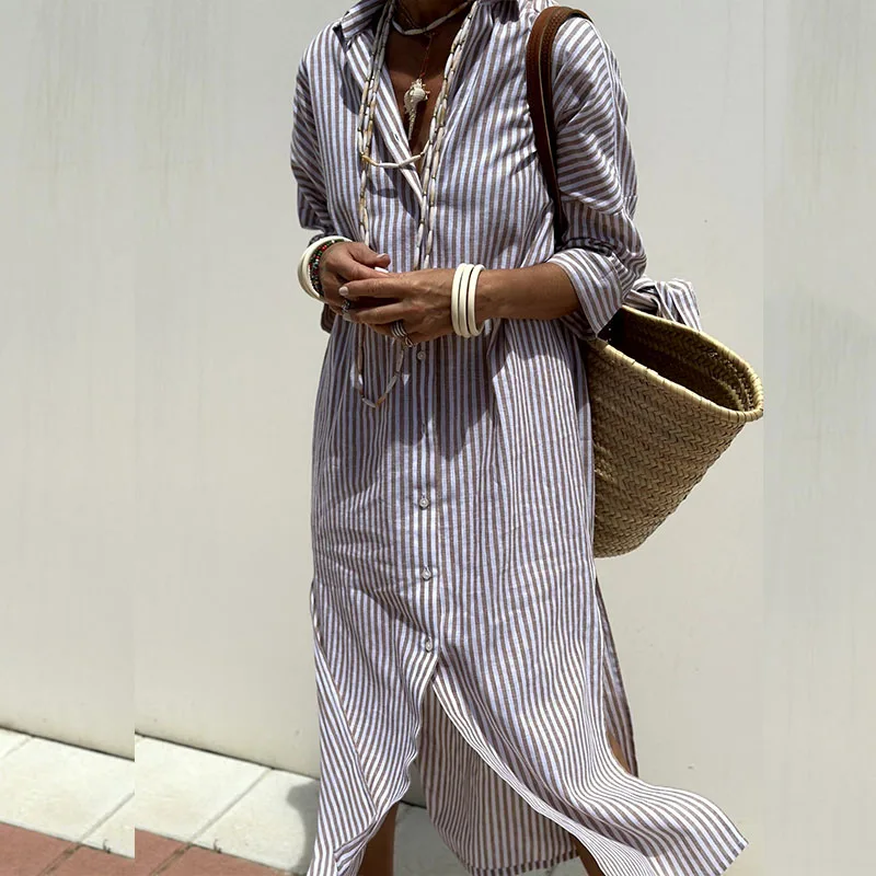 Valeria - Elegant Striped Shirt
