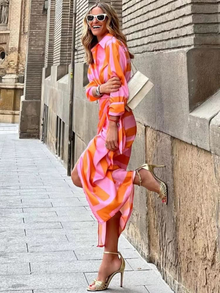 Rita™ - Striking Printed Wrap Dress