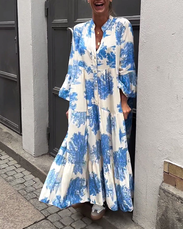 Diana™ - Comfortable Patchwork Maxi Dress