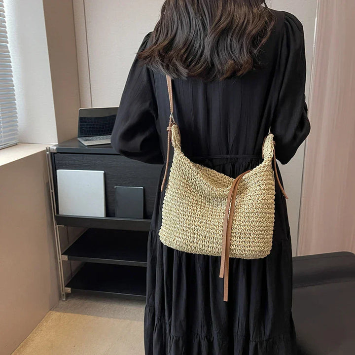 Arnljot | Structured Shoulder Bag in Woven Style