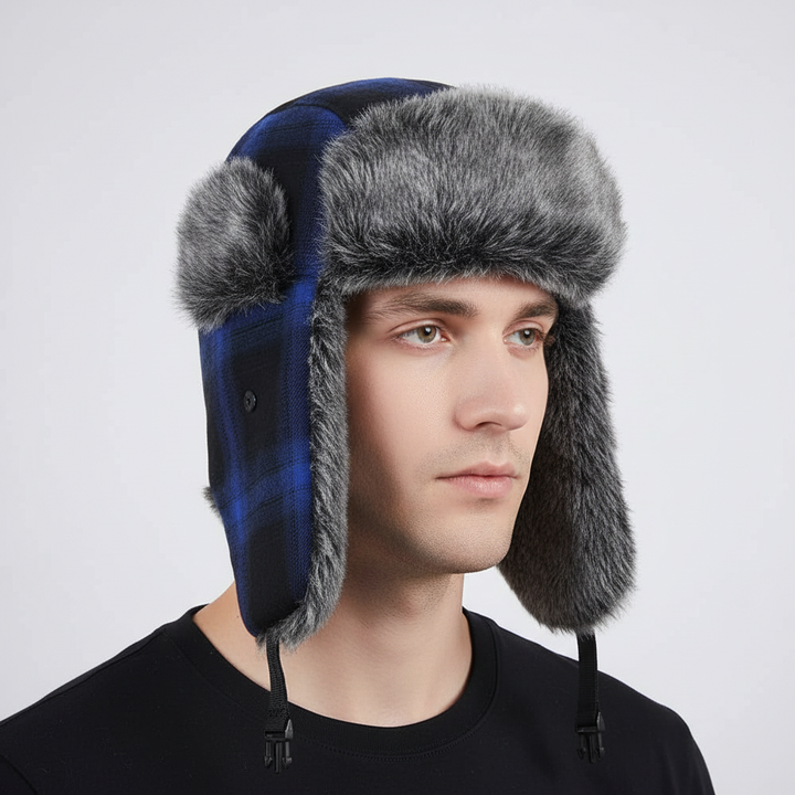Trappermütze mit Ohrklappen - winddicht und warm