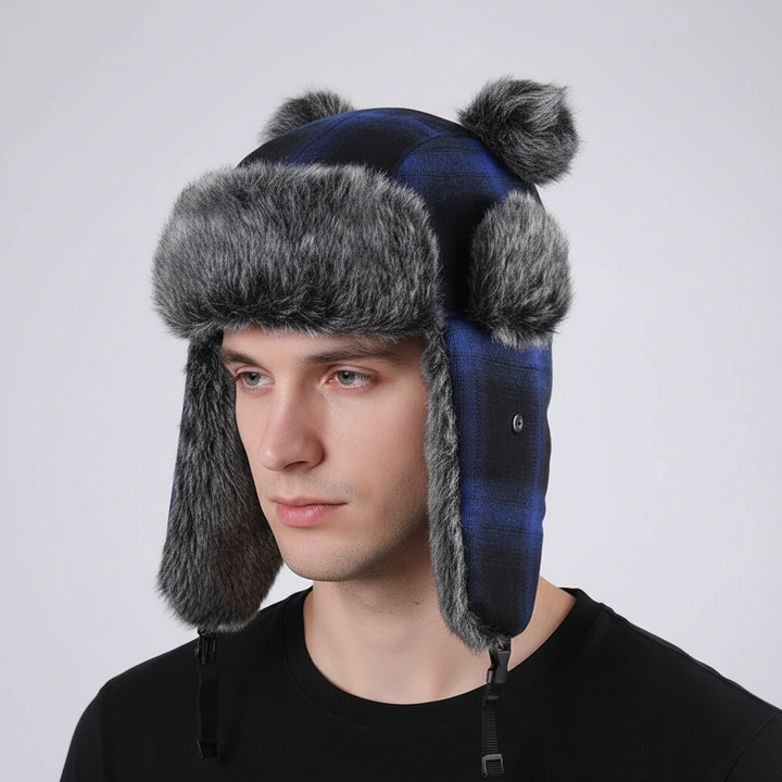 Trappermütze mit Ohrklappen - winddicht und warm