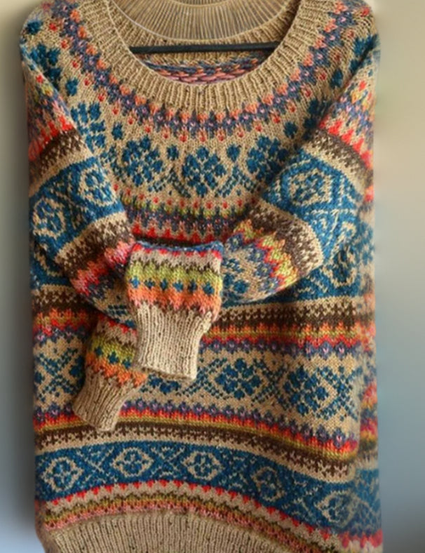 Clari | Fashionable knitted sweater with a loose fit
