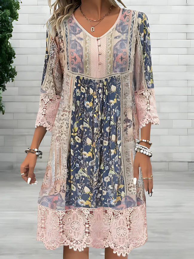 Tamara | Luxurious Bohemian Flowing Dress (Almost sold out)