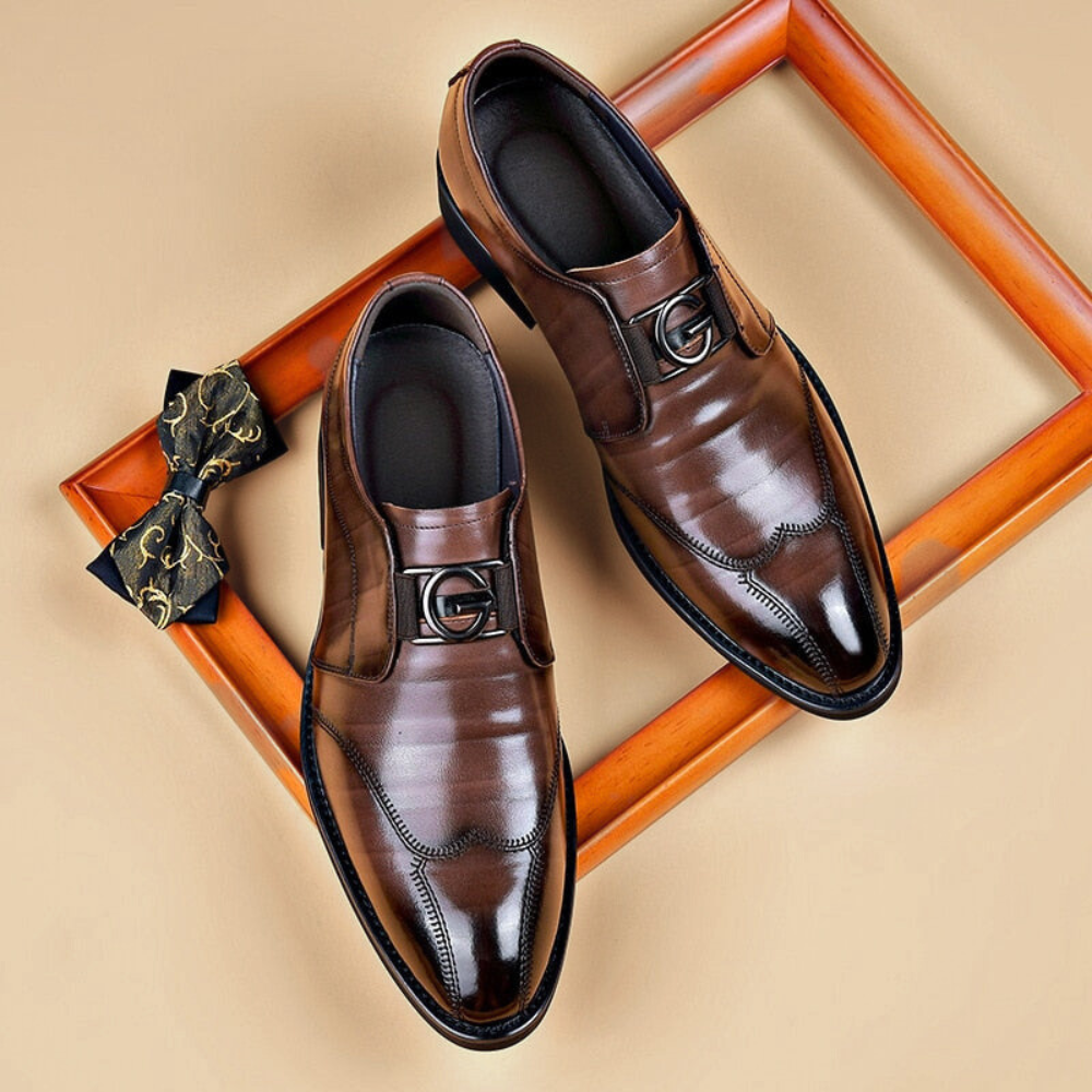 Giovanni | Men's Loafers with Buckle