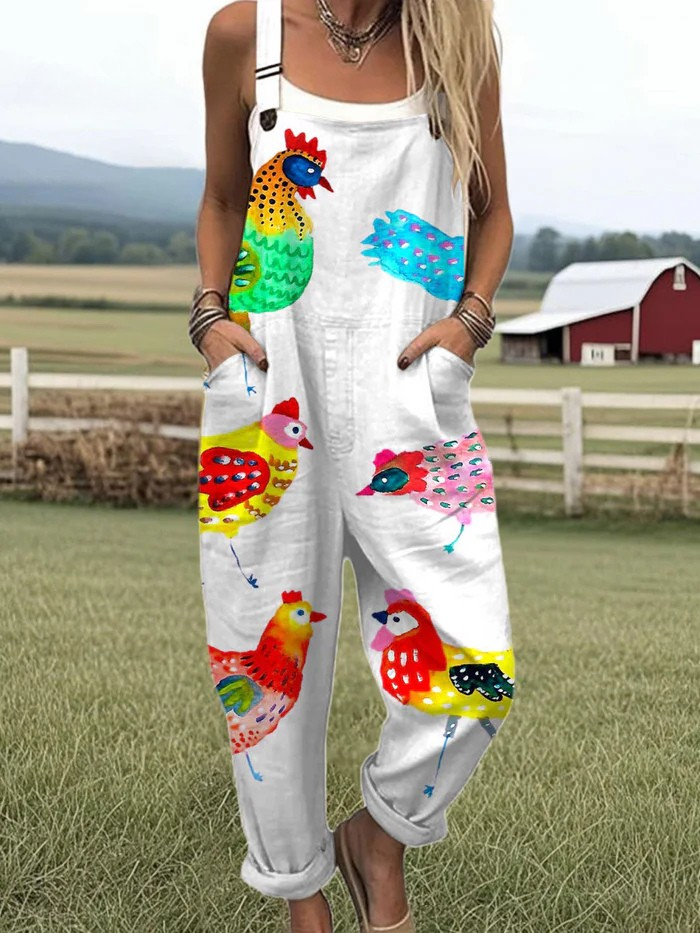 Vintage Wide-Leg Jumpsuit - Effortless Comfort & Chic Style for Women
