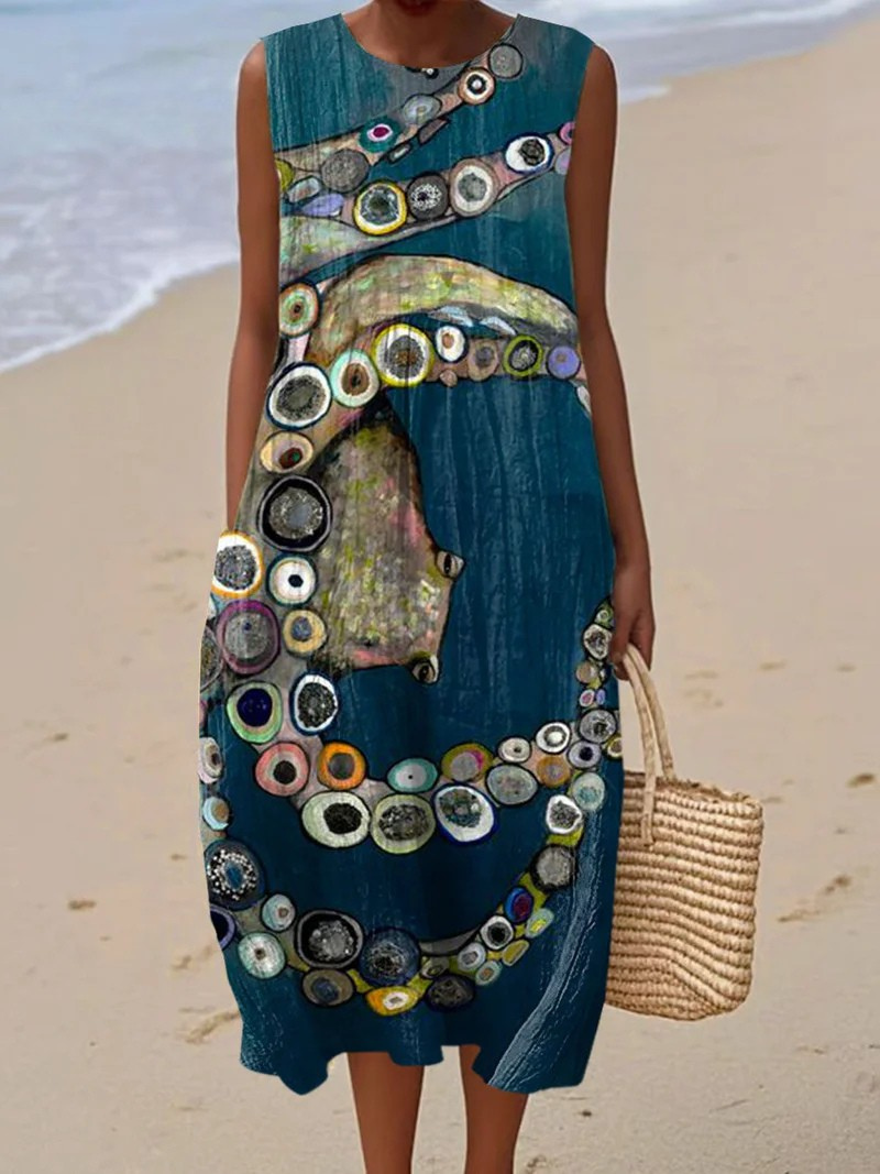 Artistic beach dress