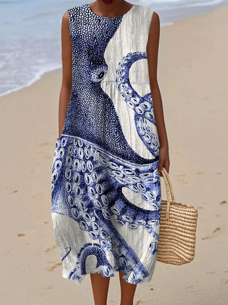 Artistic beach dress
