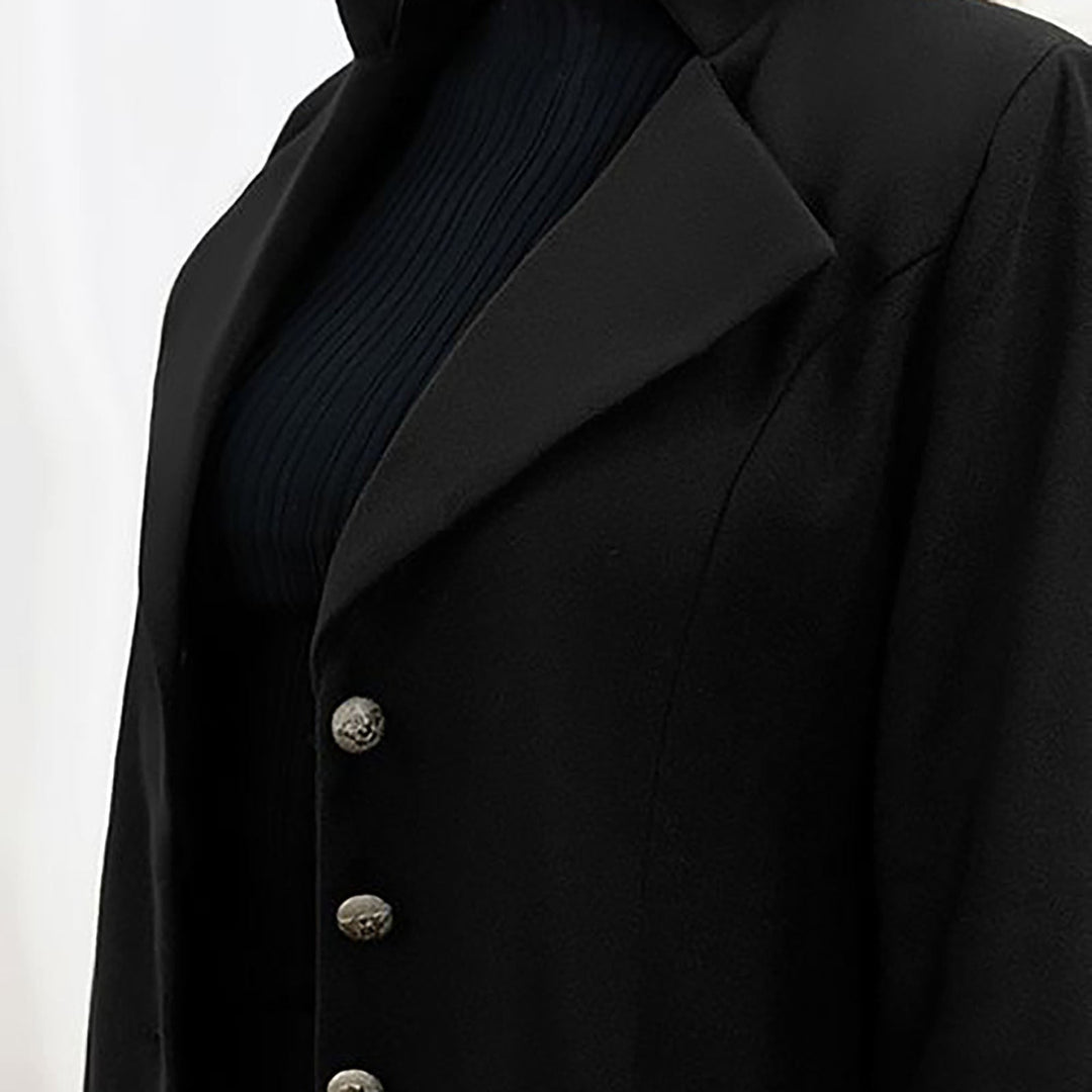 Hannah | Women's coat with buttons and long sleeves