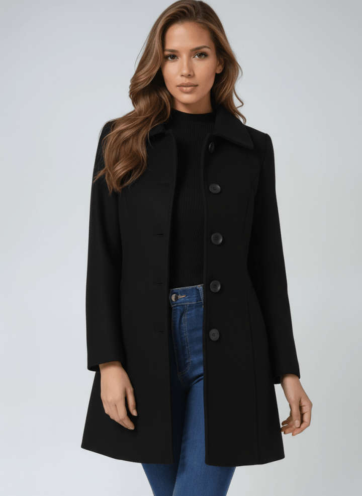 Helena | Women's Winter Coat with One-Button Closure