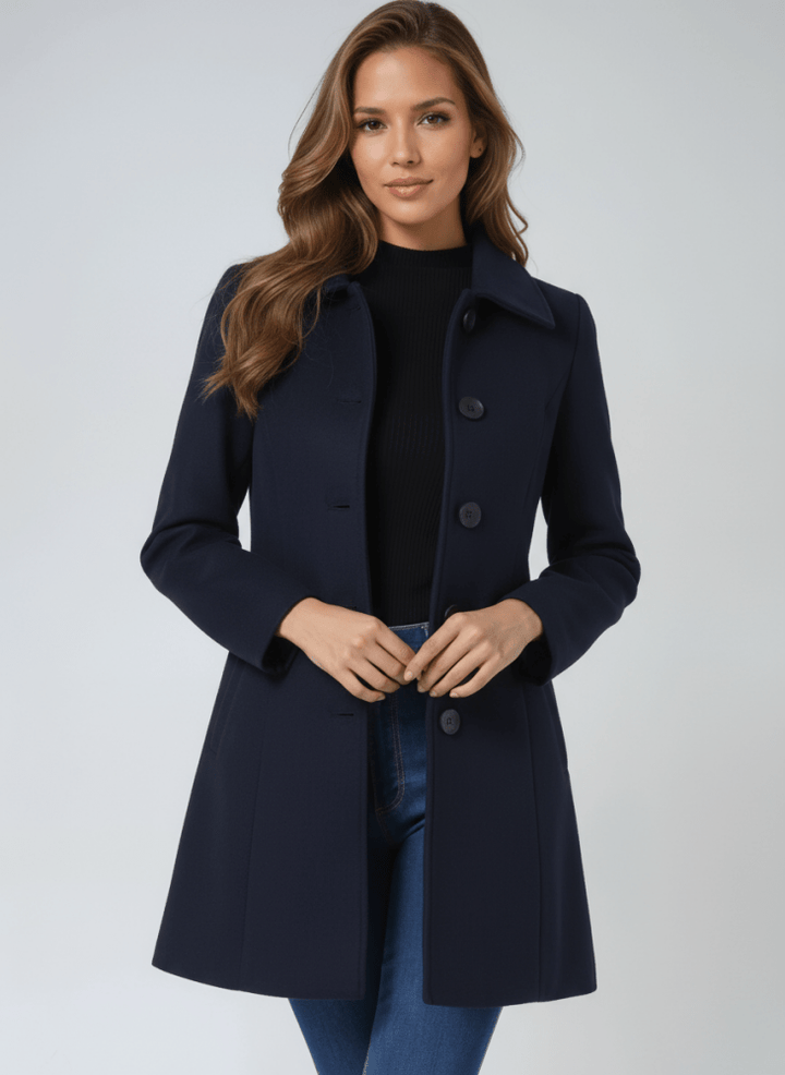 Helena | Women's Winter Coat with One-Button Closure