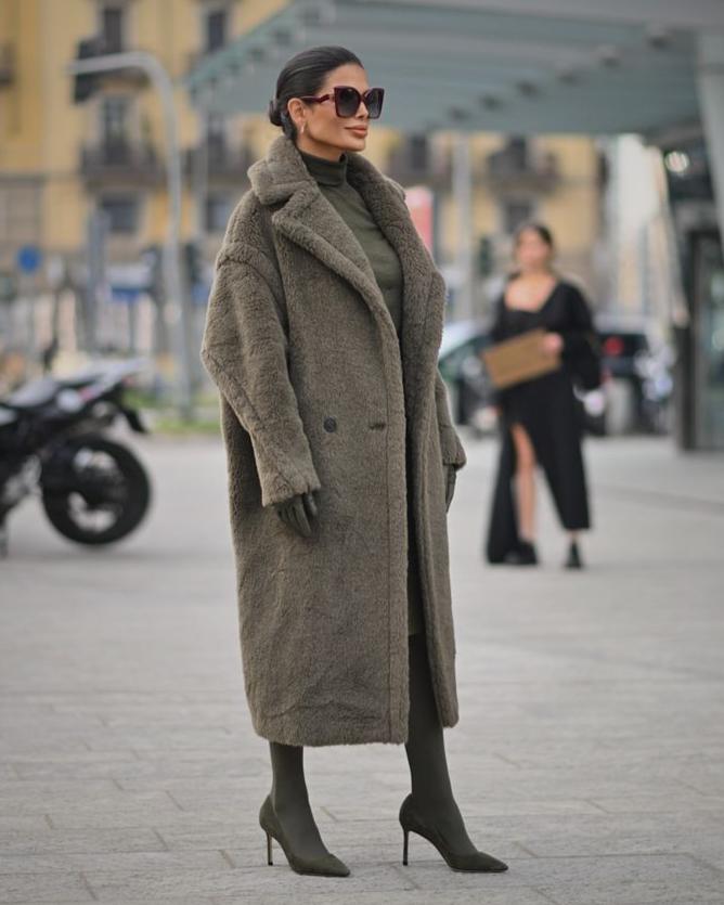 Zoe - Long Teddy Coat