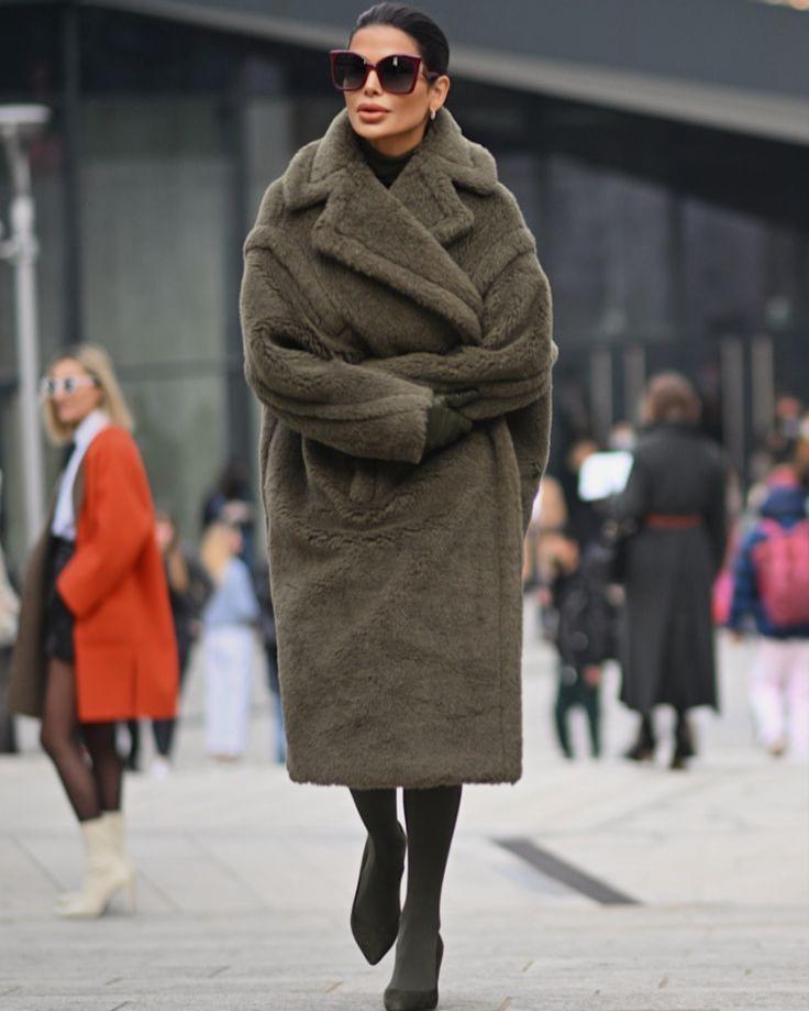 Zoe - Long Teddy Coat