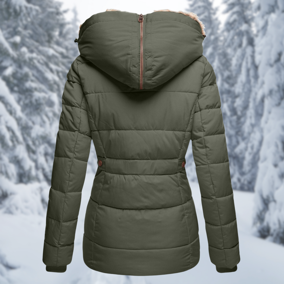 Women's hooded jacket with pockets