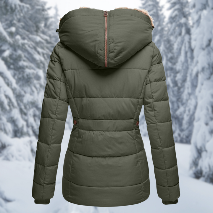 Women's hooded jacket with pockets