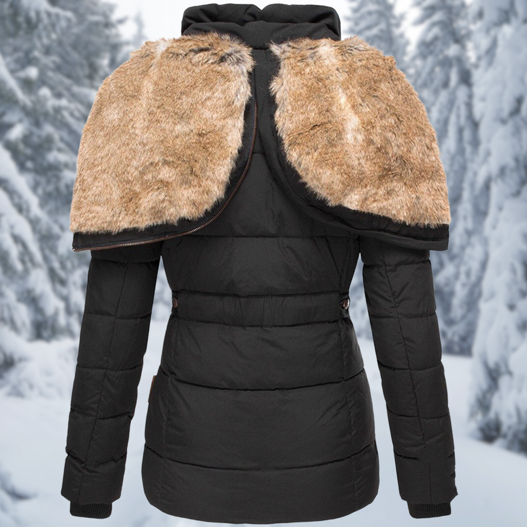 Women's hooded jacket with pockets