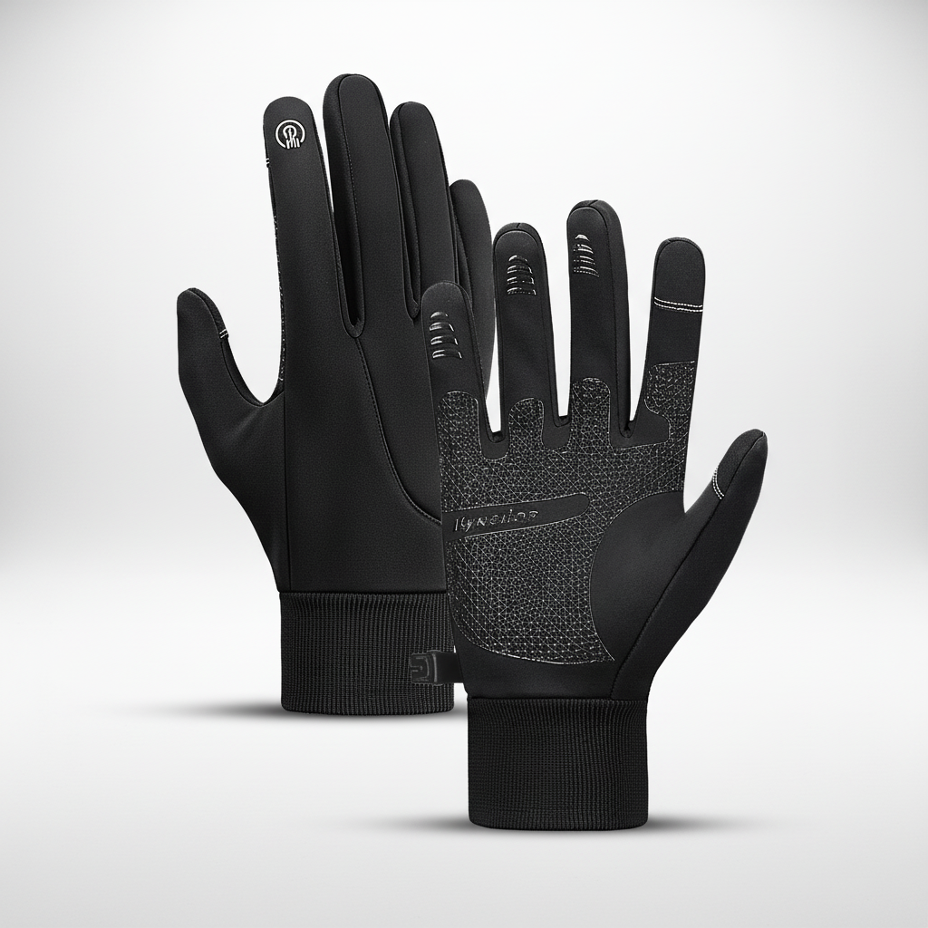 Winddichte Handschuhe mit Touchfunktion und rutschfester Handfläche
