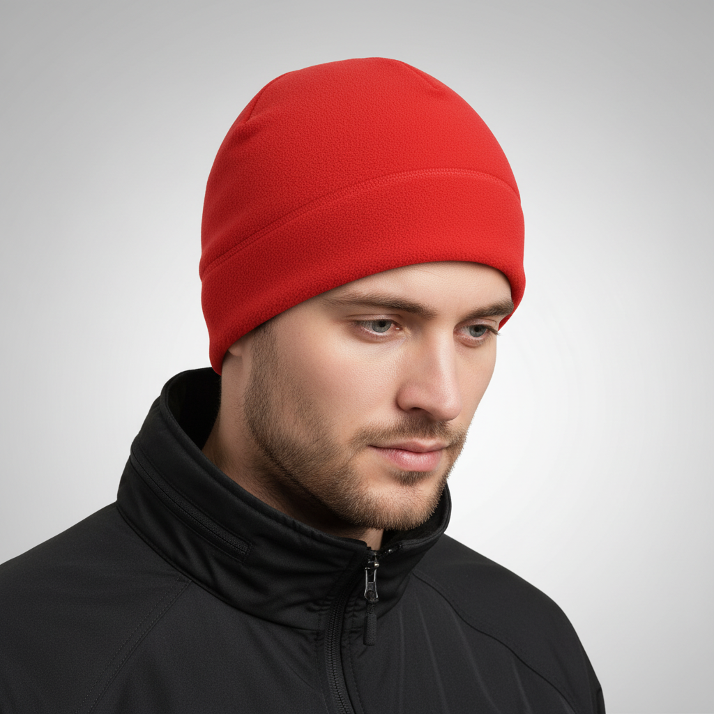 Winddichte Mütze aus Polarfleece für kalte Tage mit superweichem Tragekomfort