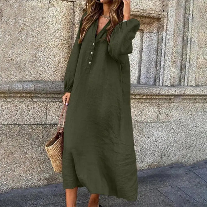 Luna™ - Long-sleeved Midi Dress (Buy One Get One Free)