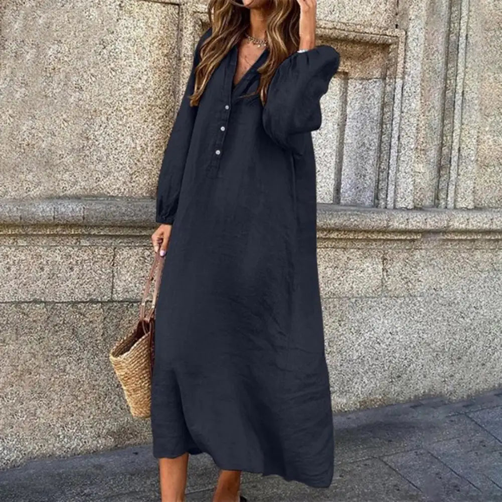 Luna™ - Long-sleeved Midi Dress (Buy One Get One Free)