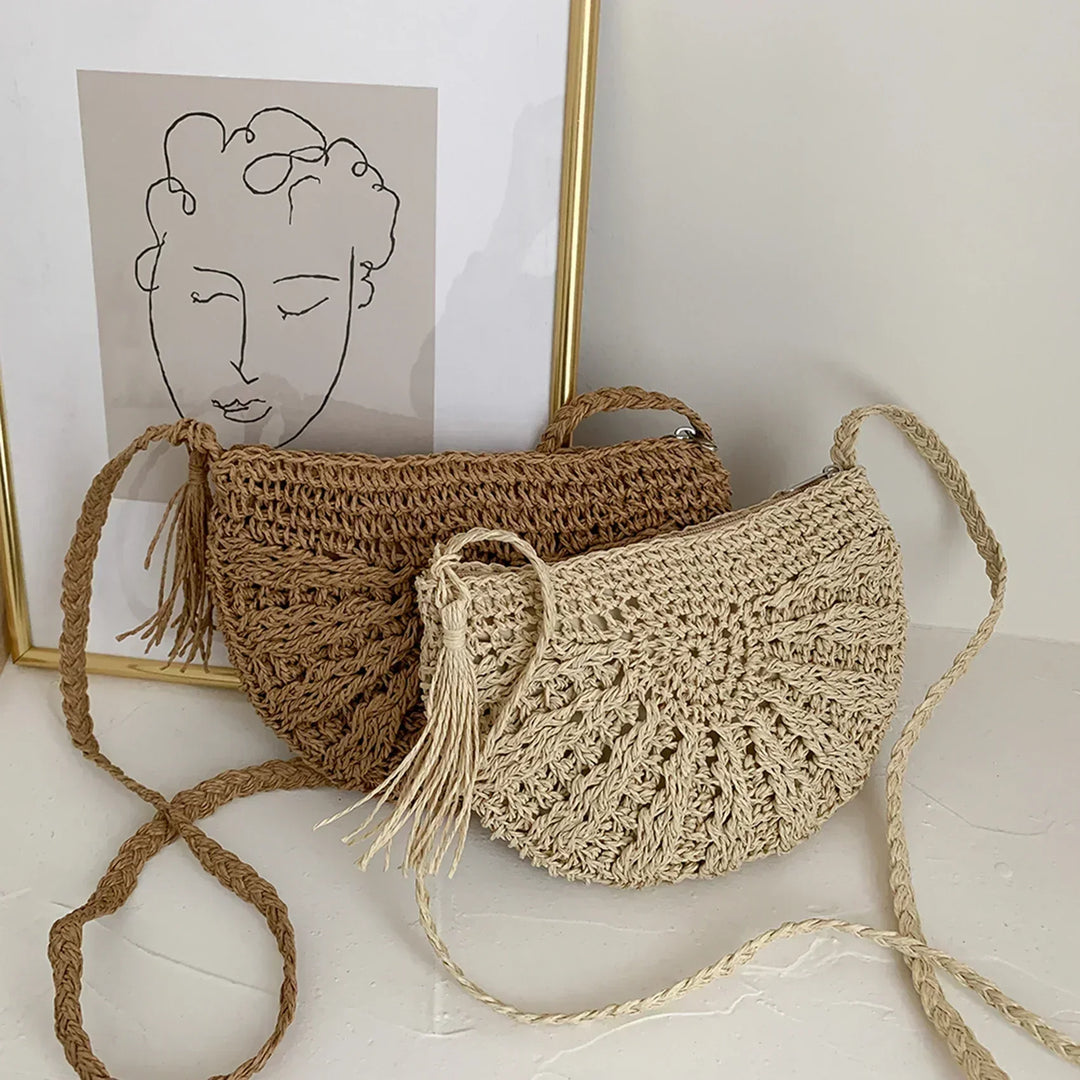 Eirinora | Bohemian Style Crocheted Shoulder Bag