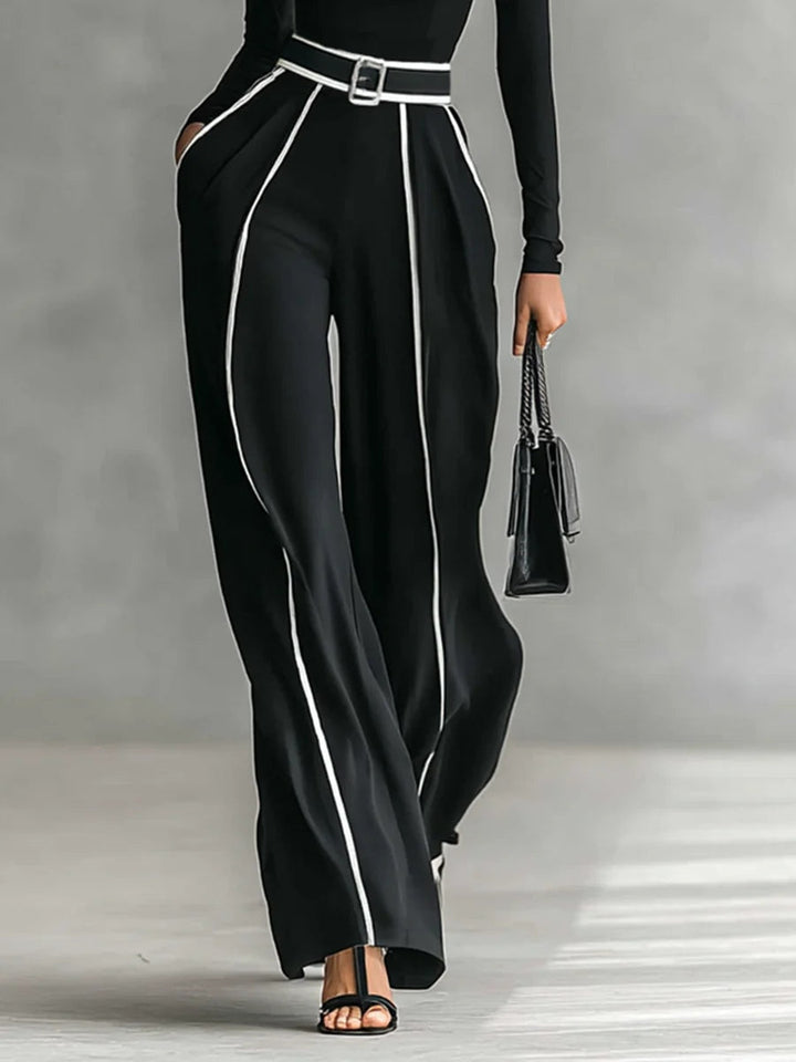 Alina - Two-piece set with high collar