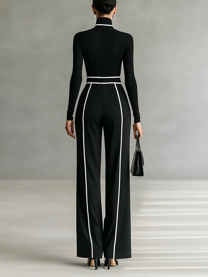 Alina - Two-piece set with high collar